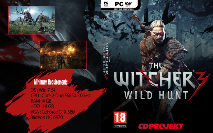 The Witcher 3 Wild Hunt box art cover