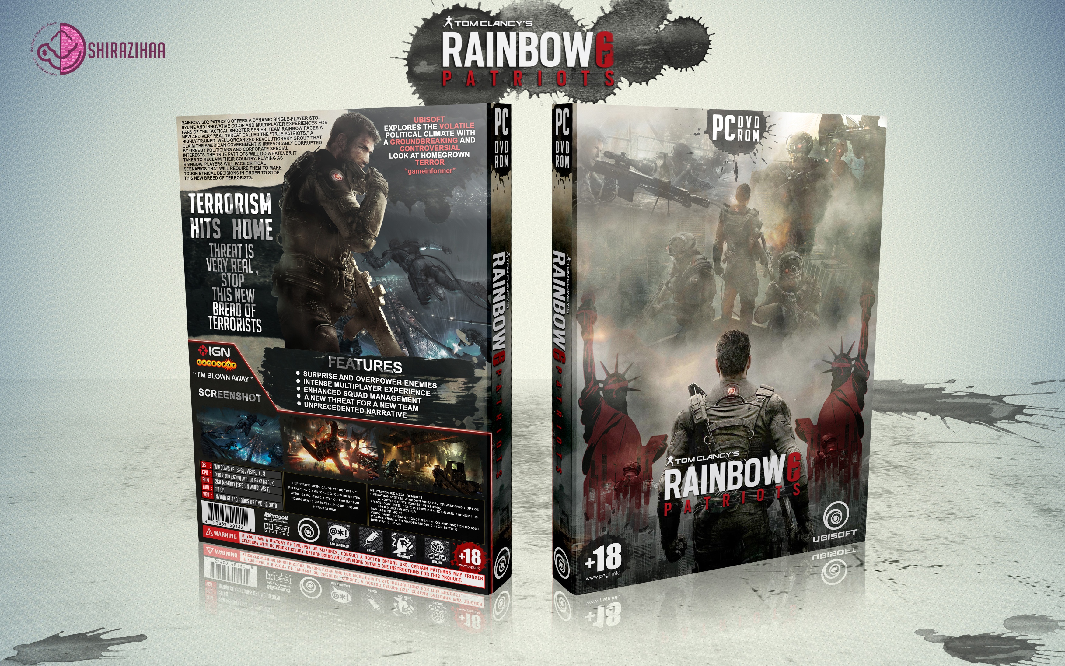 Tom Clancy's Rainbow 6 : Patriots box cover