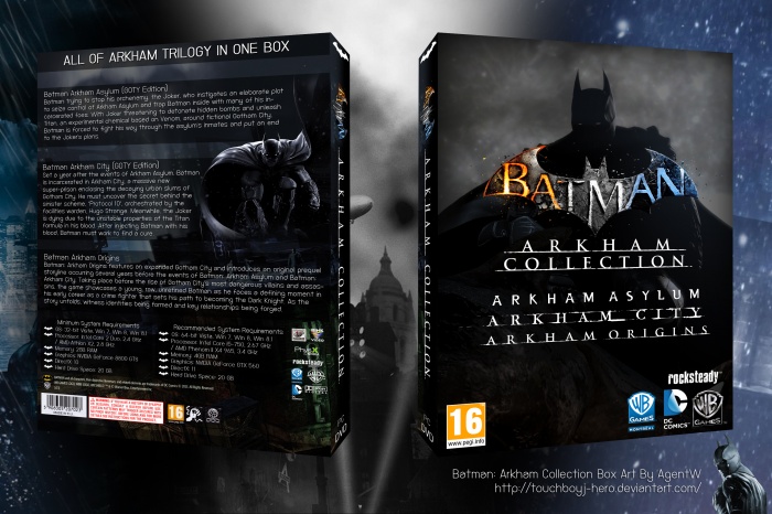 Batman: Arkham Collection box art cover