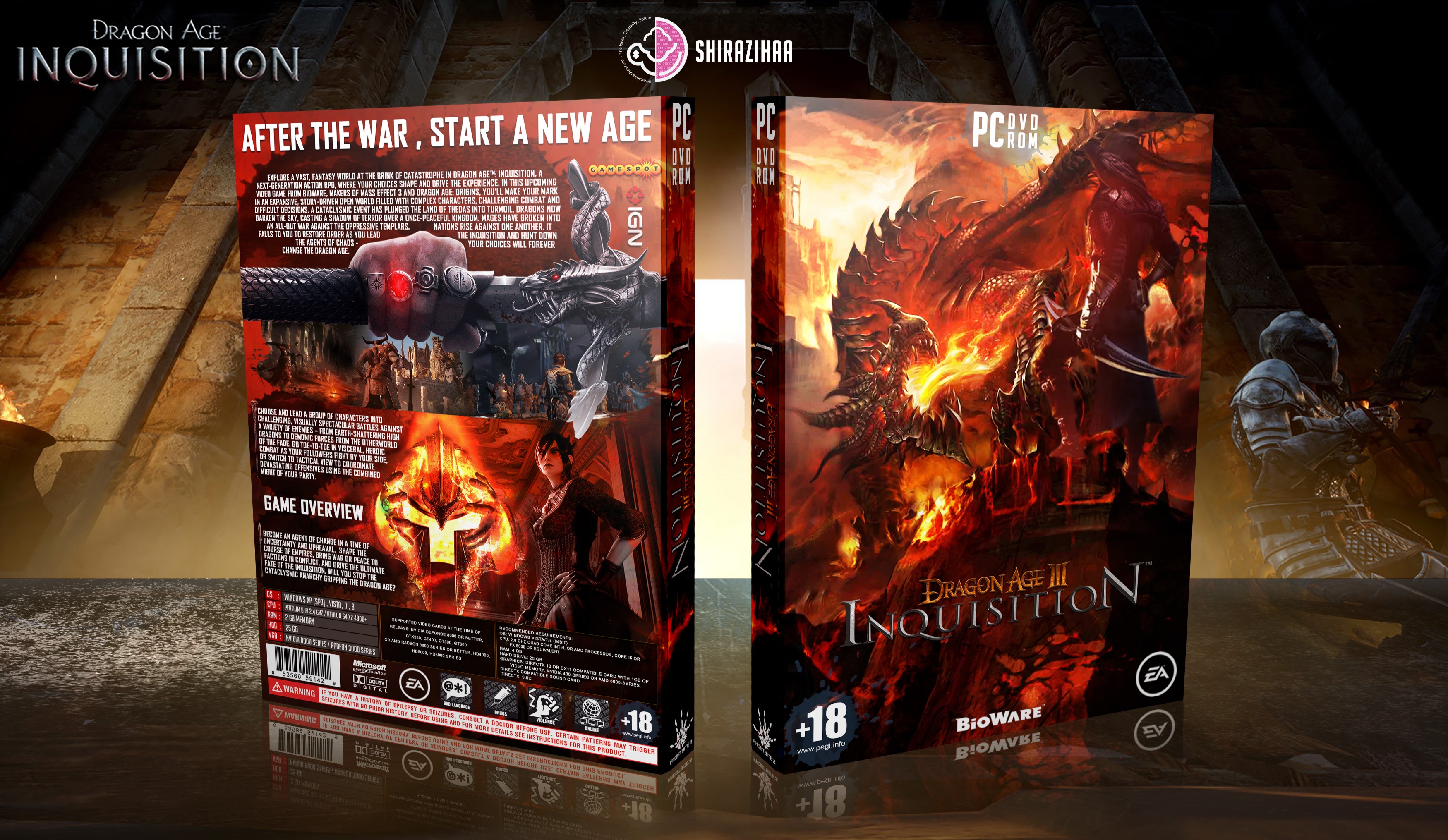 Dragon Age 3: Inquisition box cover