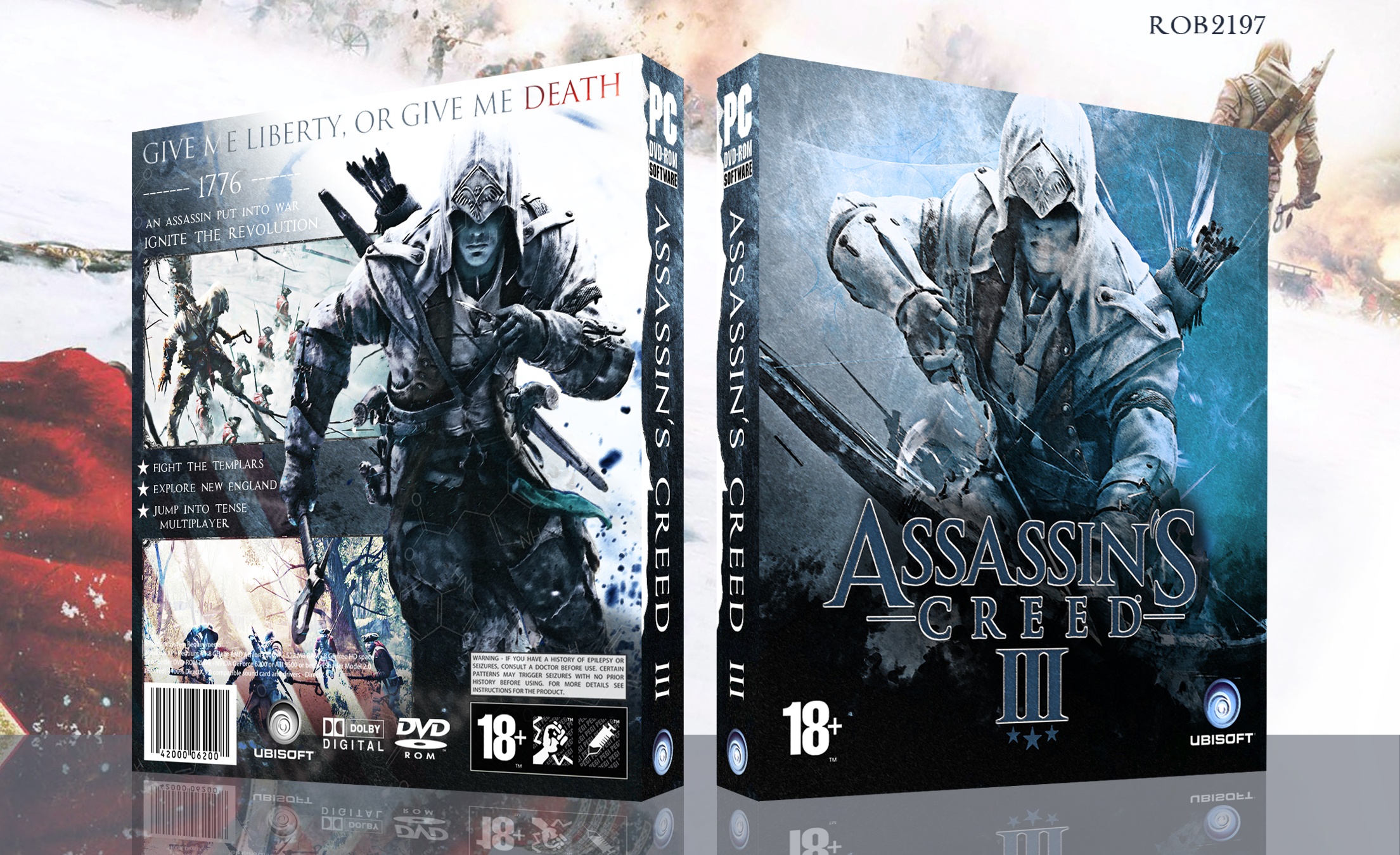 Assassin's Creed III box cover
