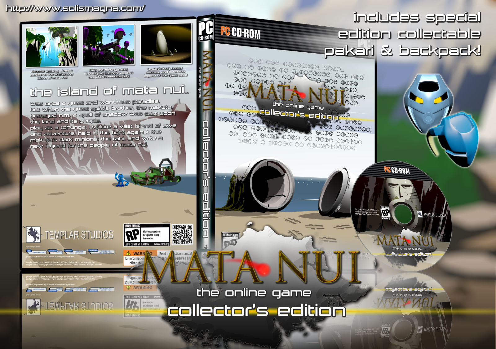 Mata Nui: The Online Game Collector's Edition box cover