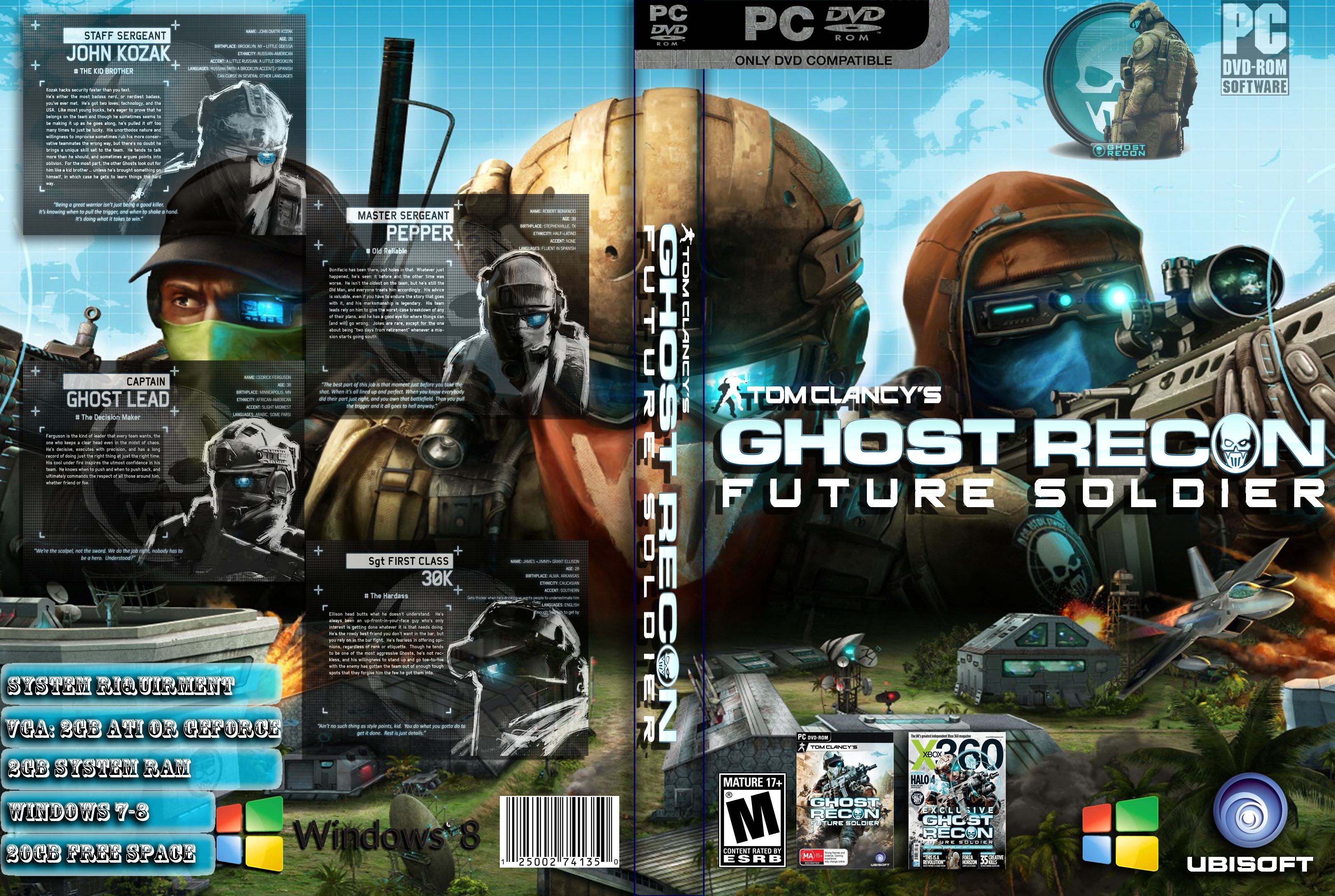 Tom Clancy's Ghost Recon: Future Soldier box cover