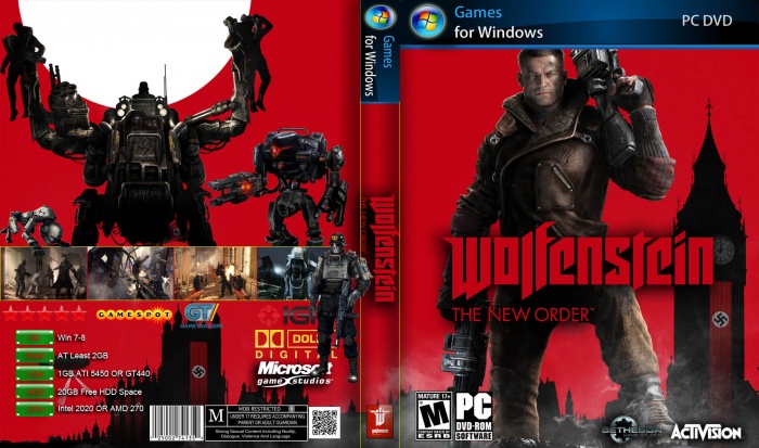 Wolfenstein: The New Order box art cover