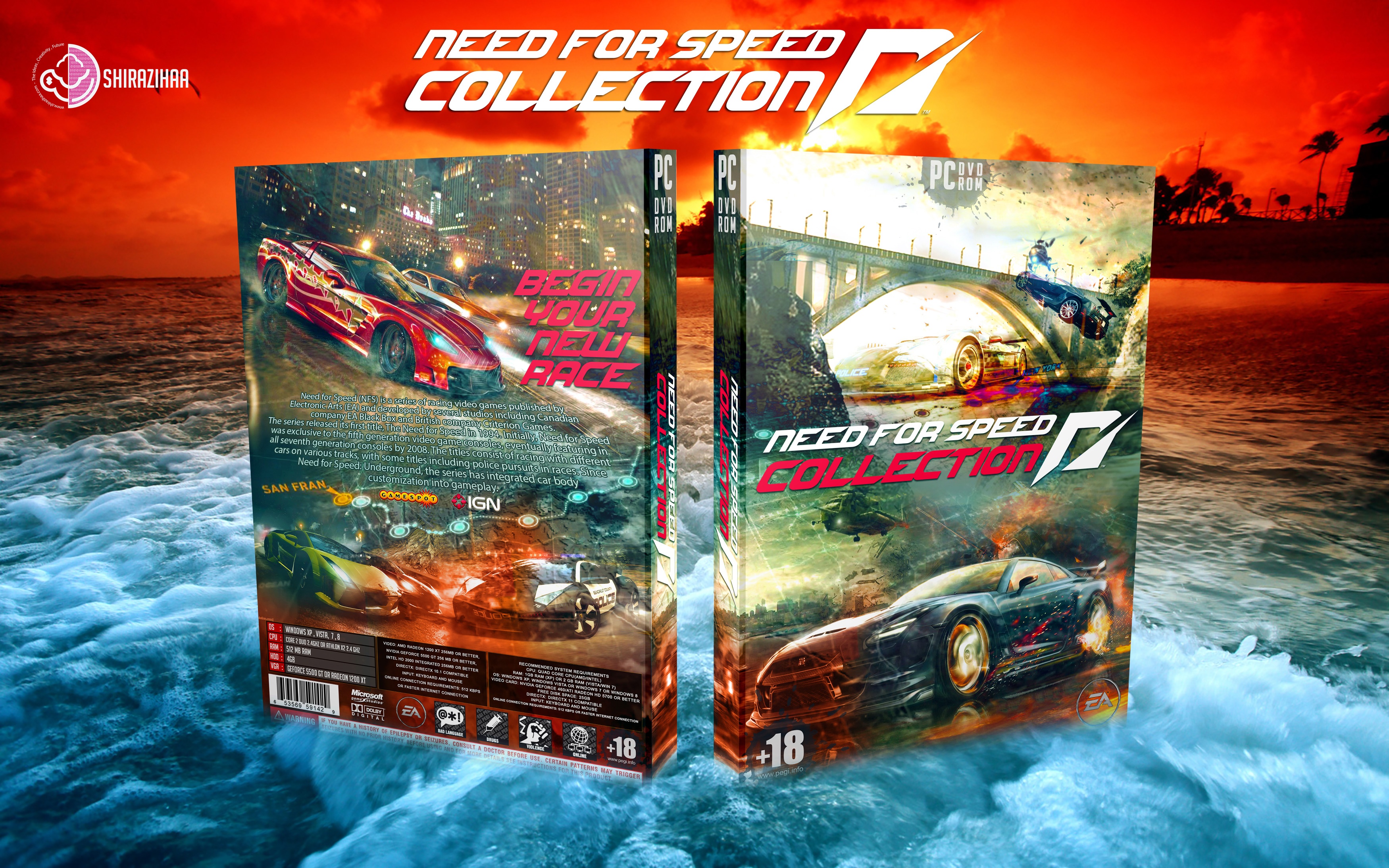 Need For Speed Collection box cover