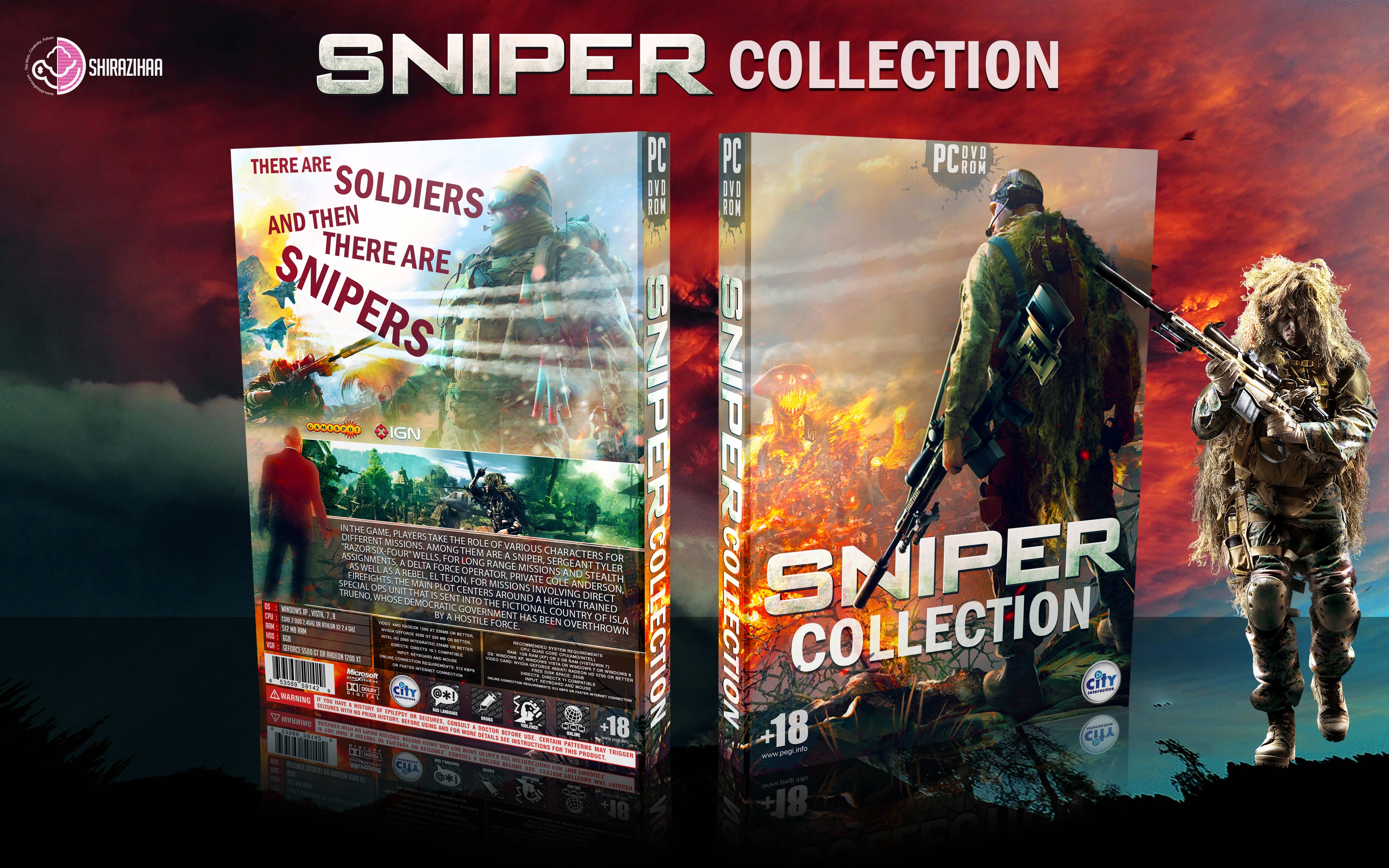 Sniper Collection box cover