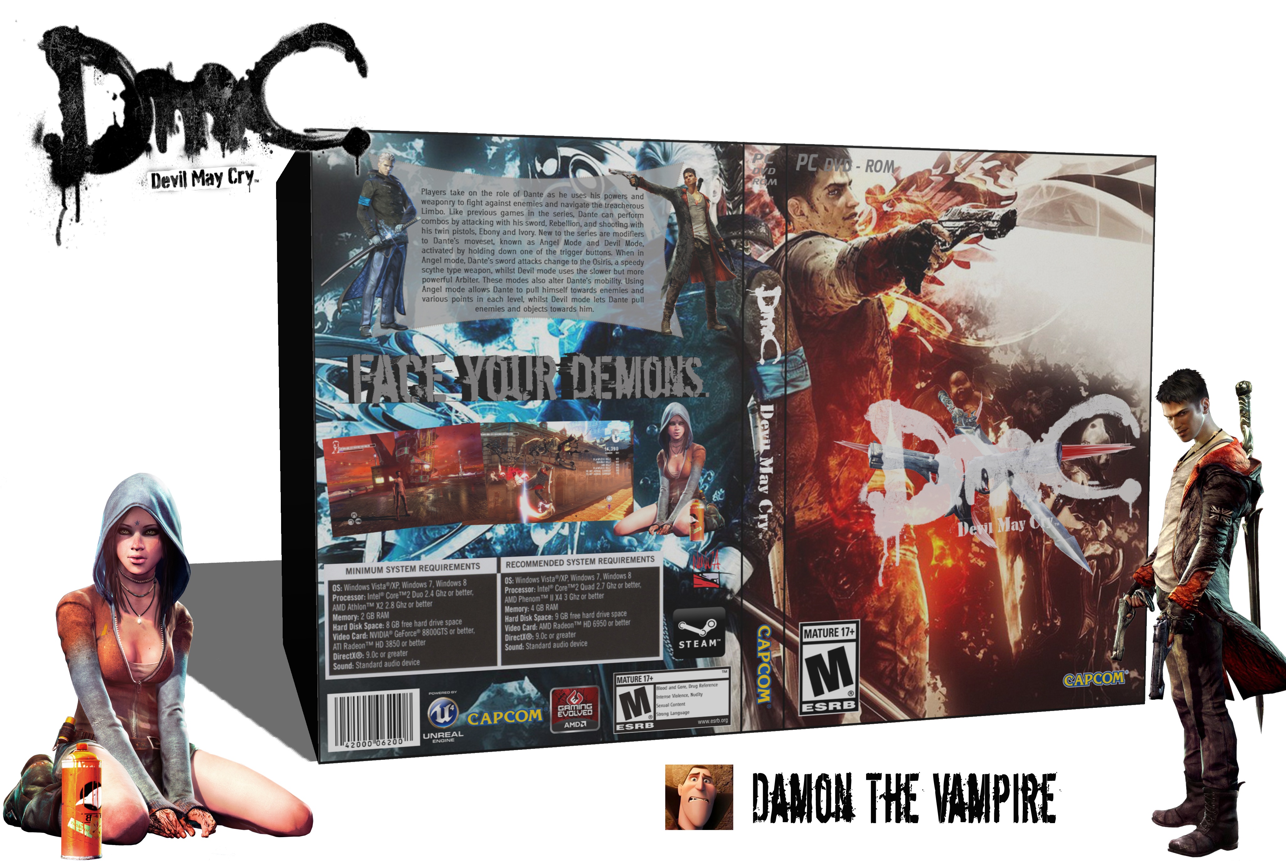 DmC Devil May Cry box cover