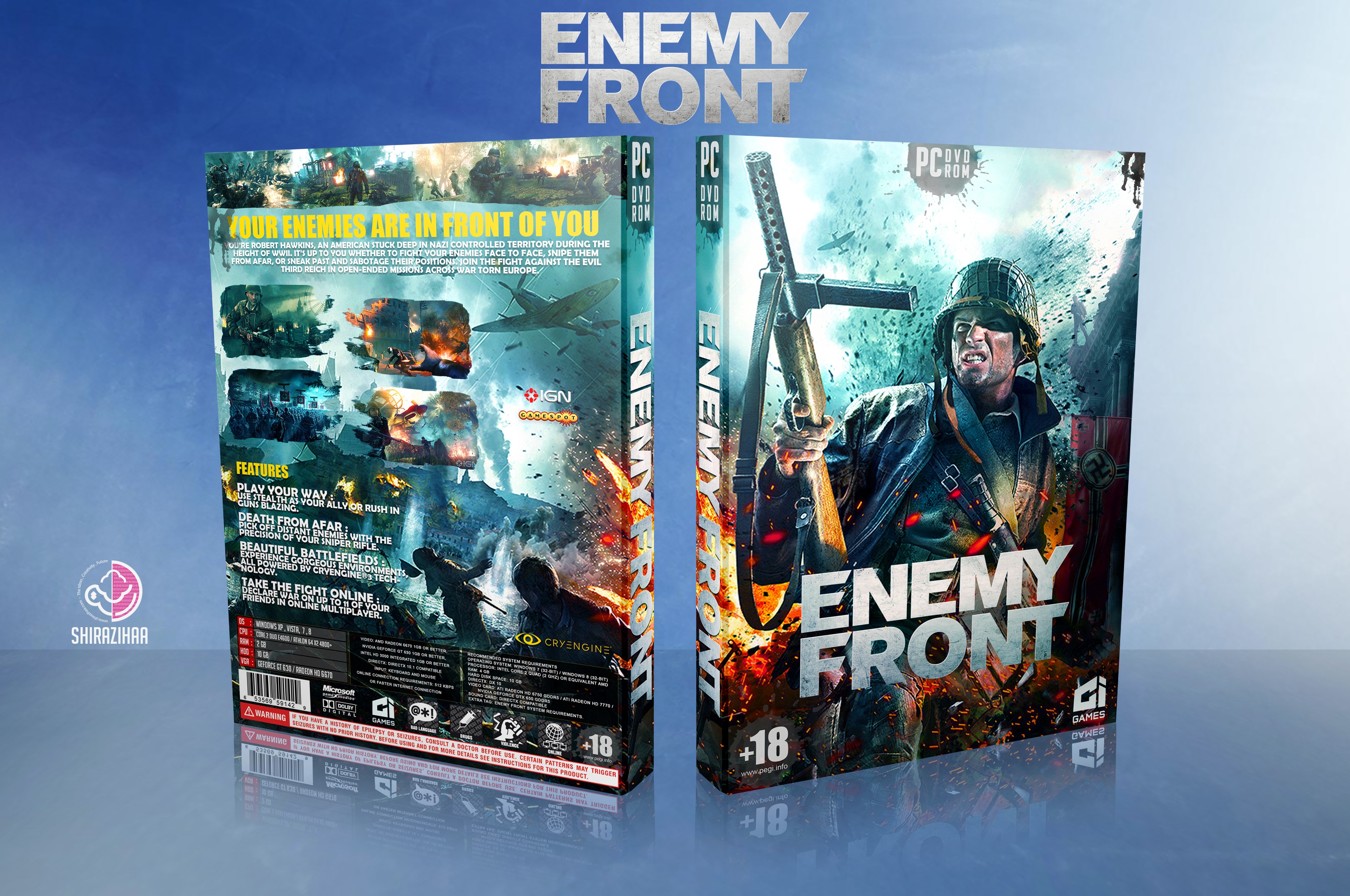 Enemy Front box cover