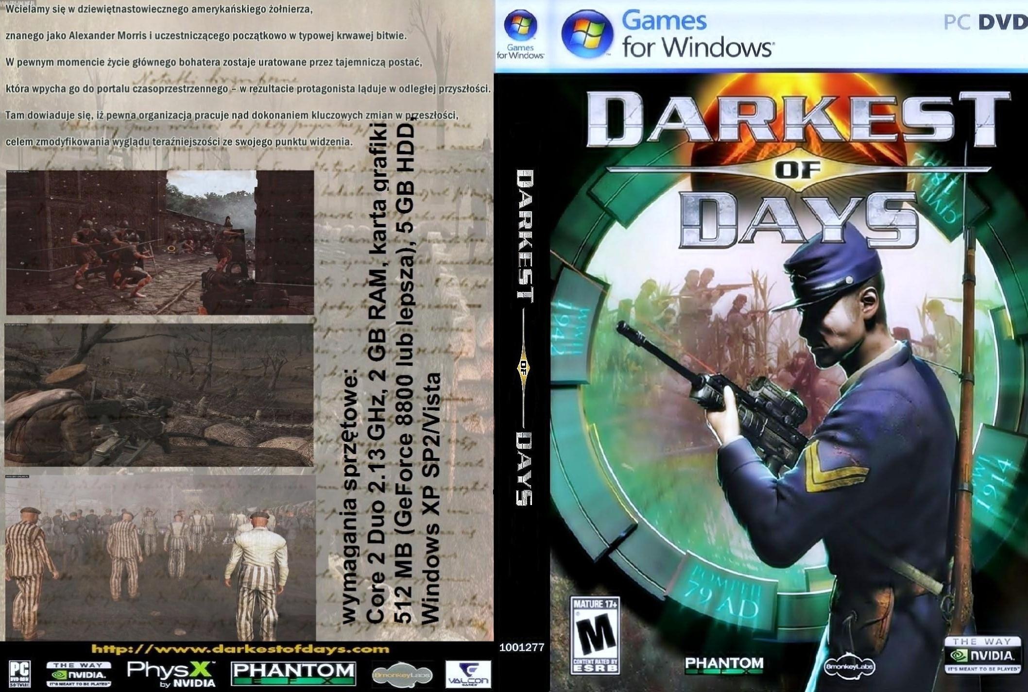 Darknest of Days PL box cover