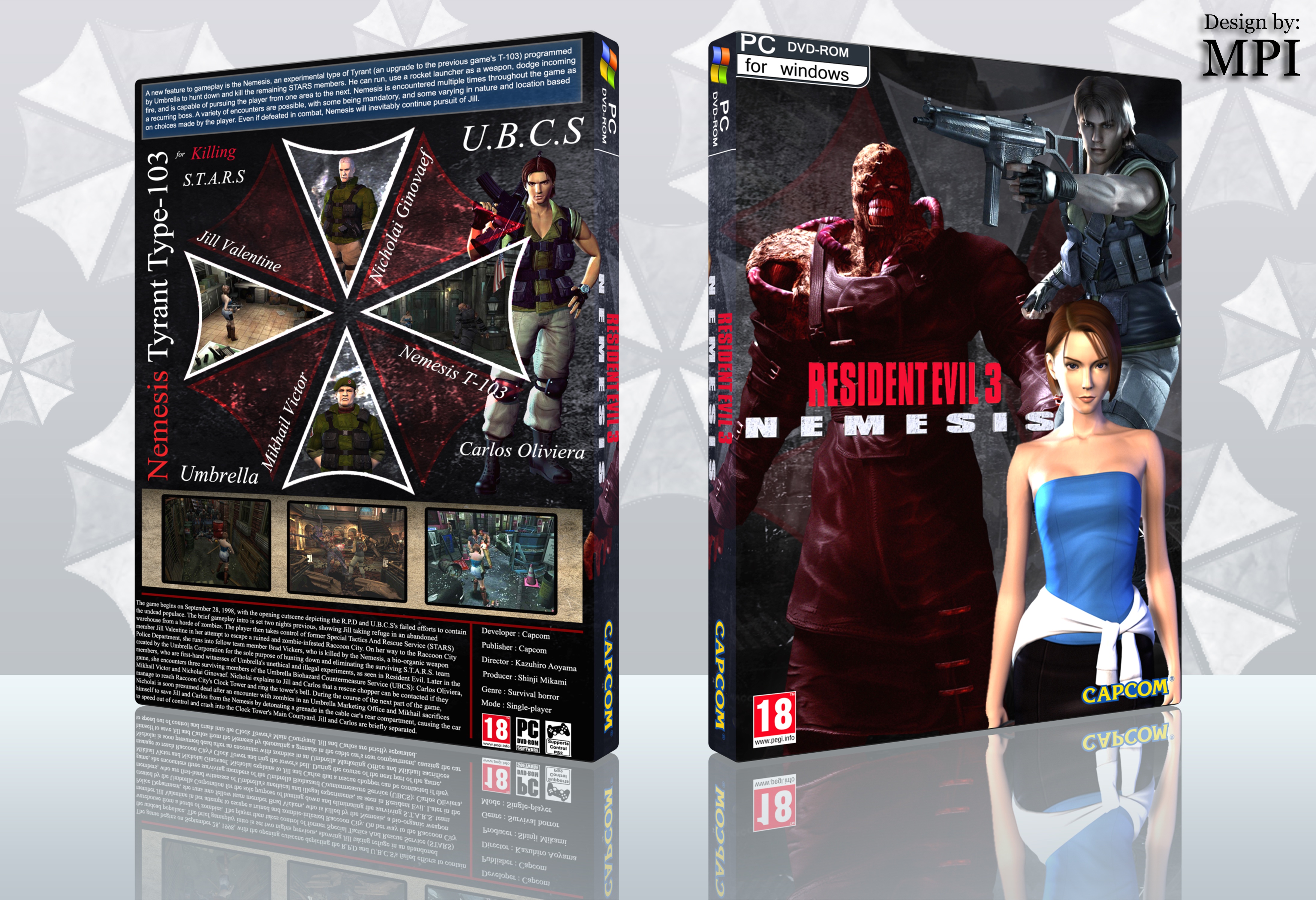 Resident Evil 3 Nemesis box cover