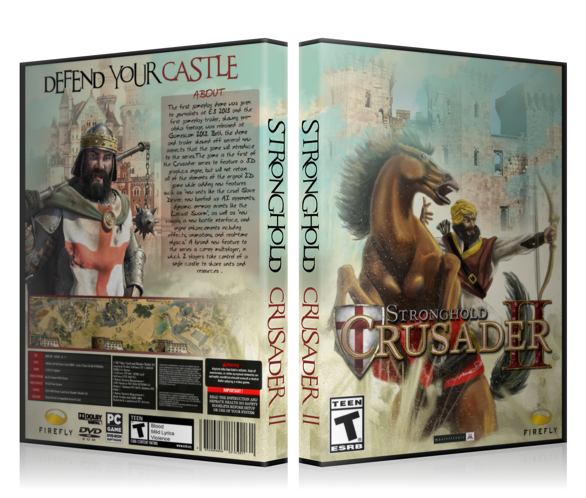Stronghold Crusader II box cover