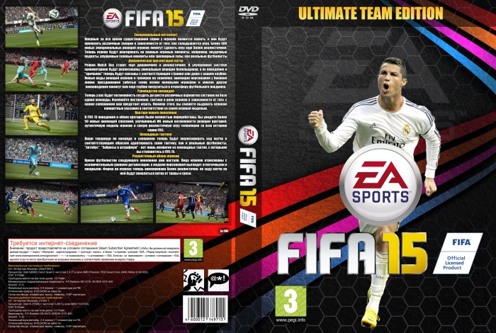 FIFA 15 Ultimate Team Edition box art cover