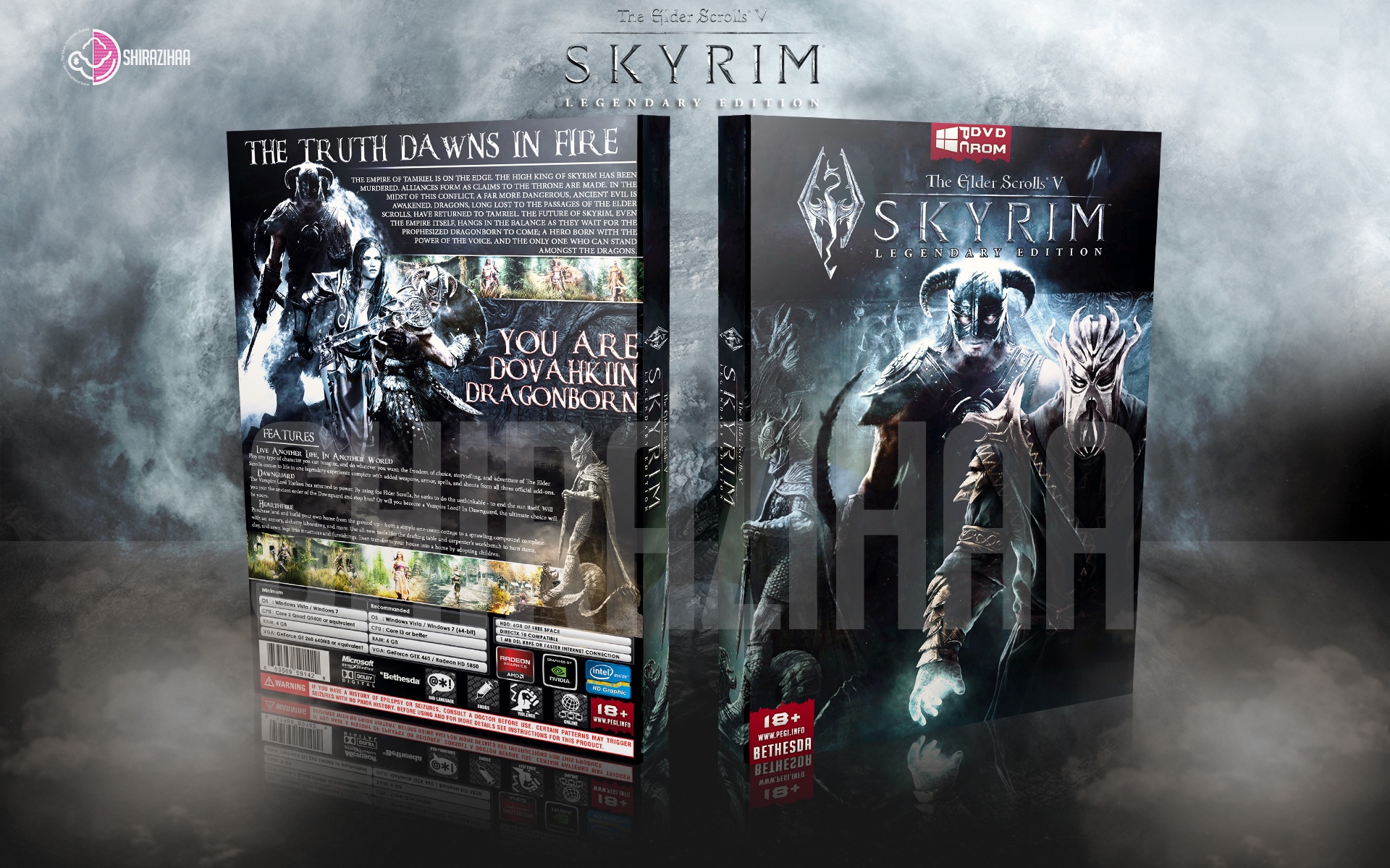The Elder Scrolls V: Skyrim Legendary Edition box cover