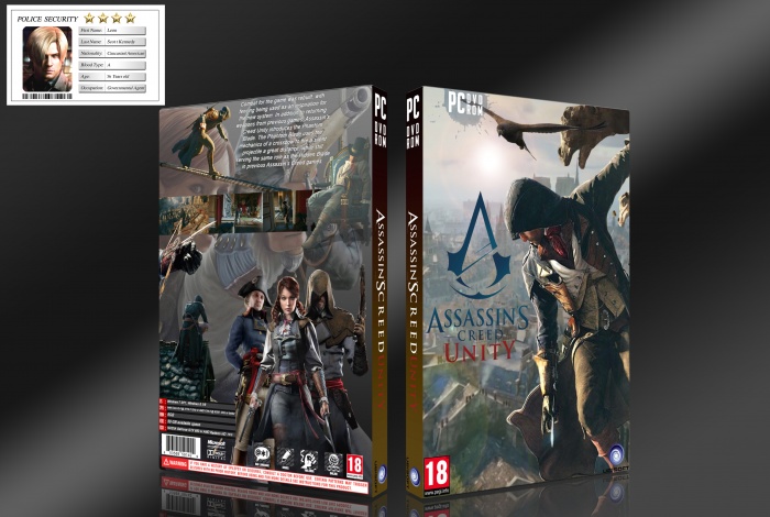 Assassin's Creed Unity box art cover