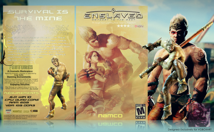 Enslaved: Odyssey To The West box art cover