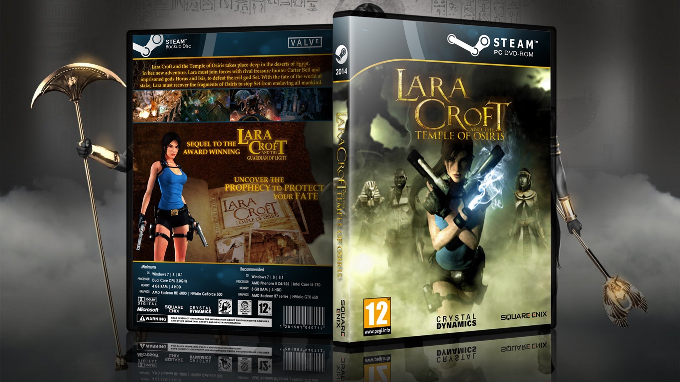 Lara Croft & The Temple Of Osiris box cover