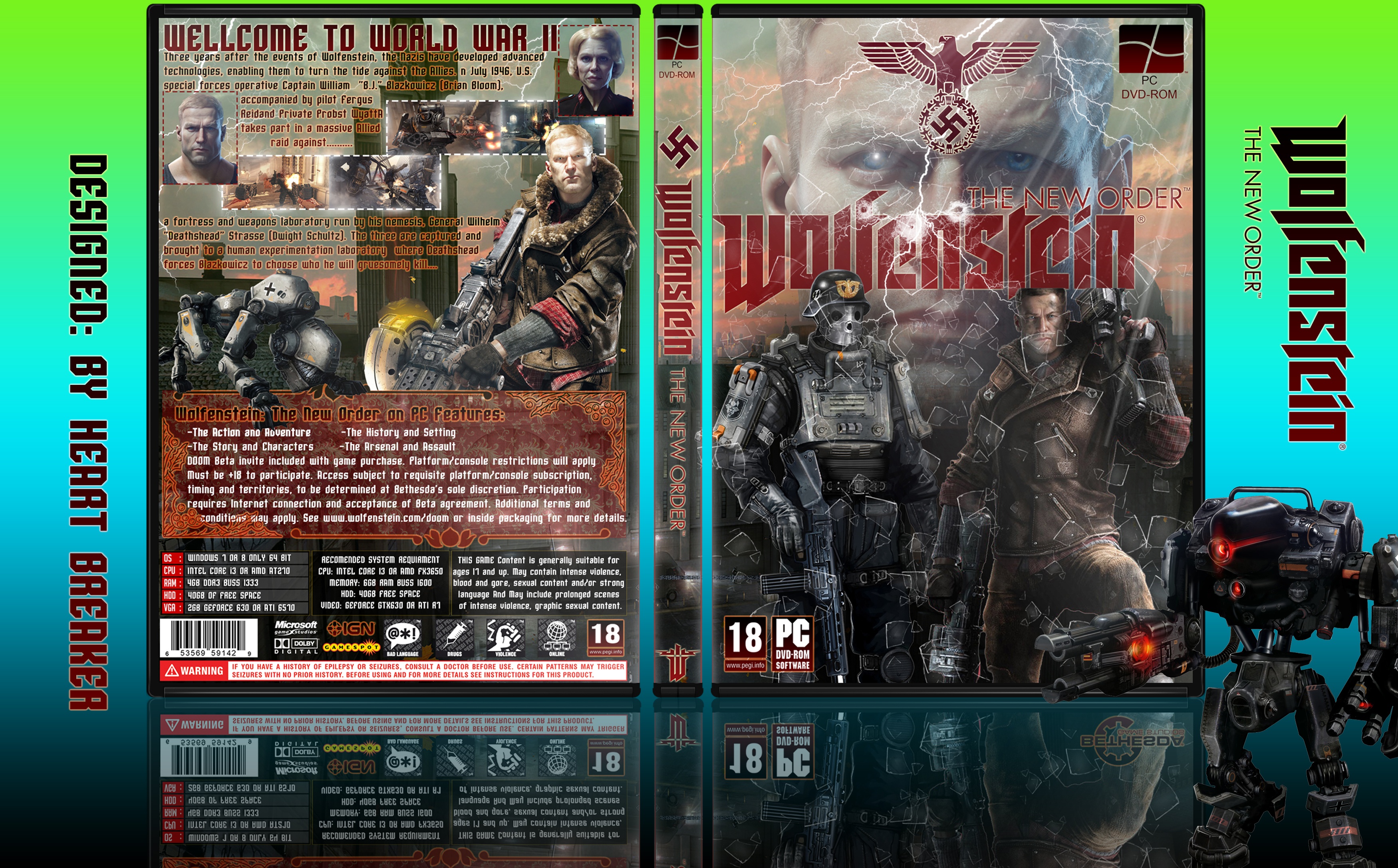 Wolfenstein: The New Order box cover