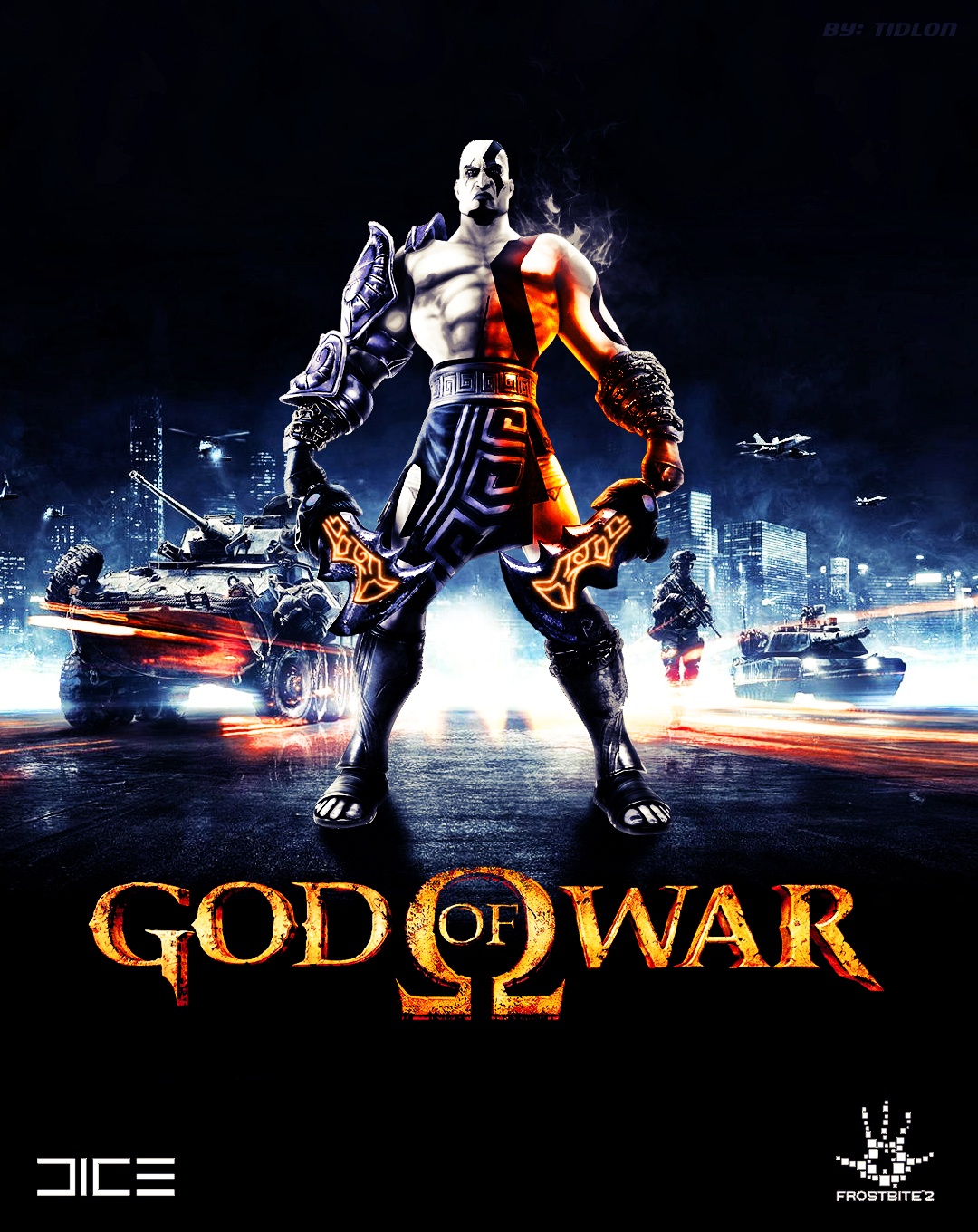 God of War battlefield 3 box cover