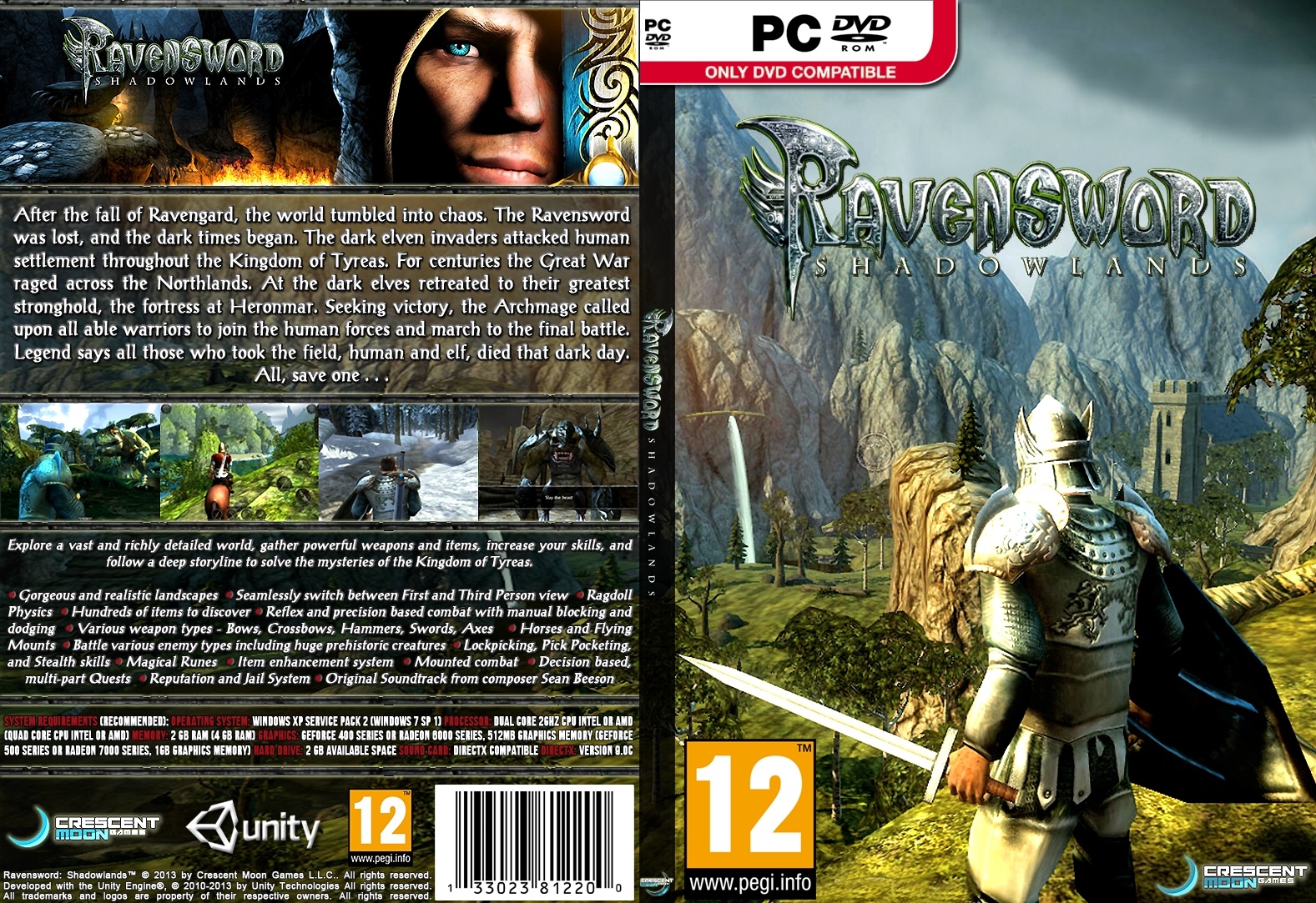 Ravensword 2 - Shadowlands box cover