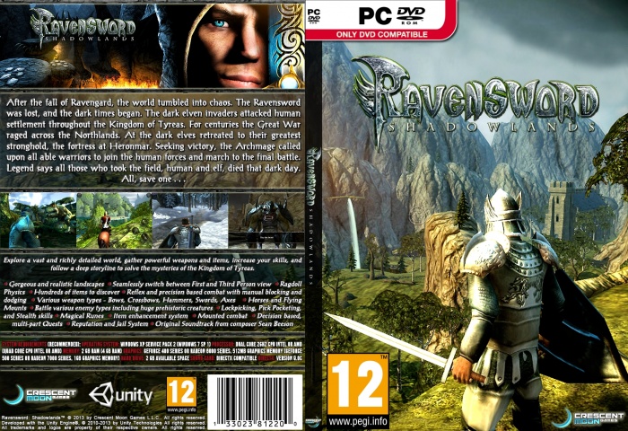Ravensword 2 - Shadowlands box art cover