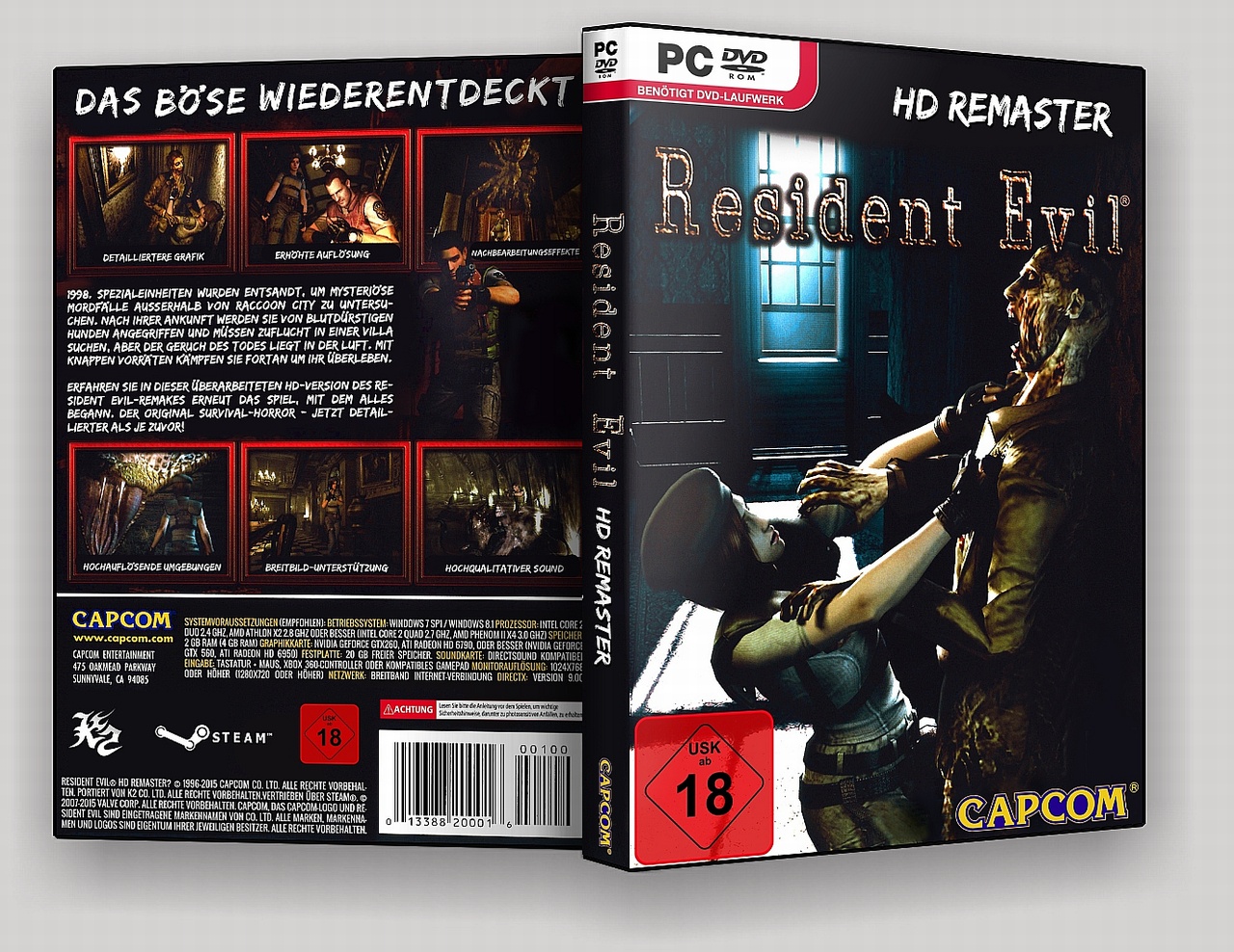 Resident Evil - HD Remaster box cover