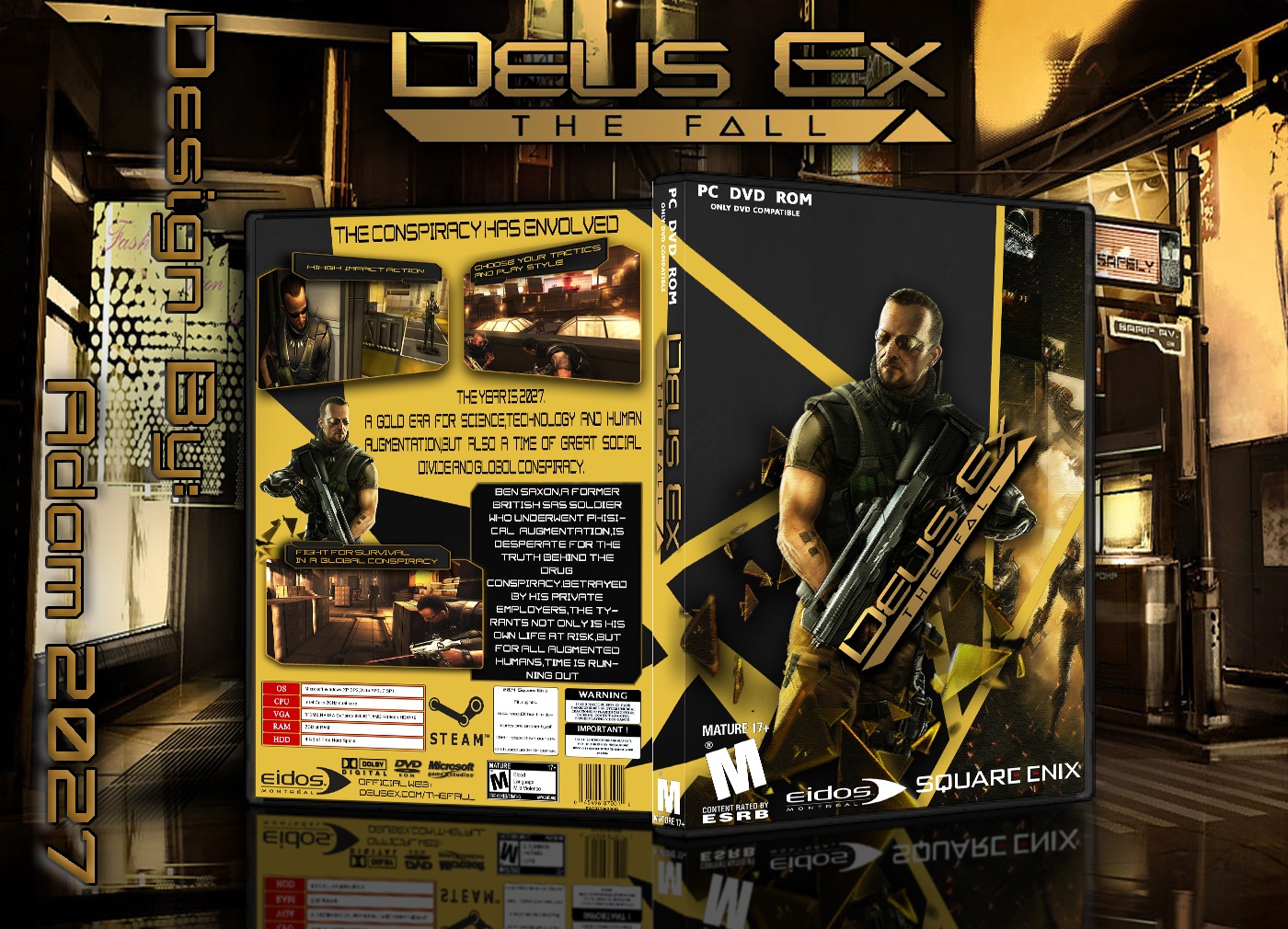 Deus Ex:The Fall box cover