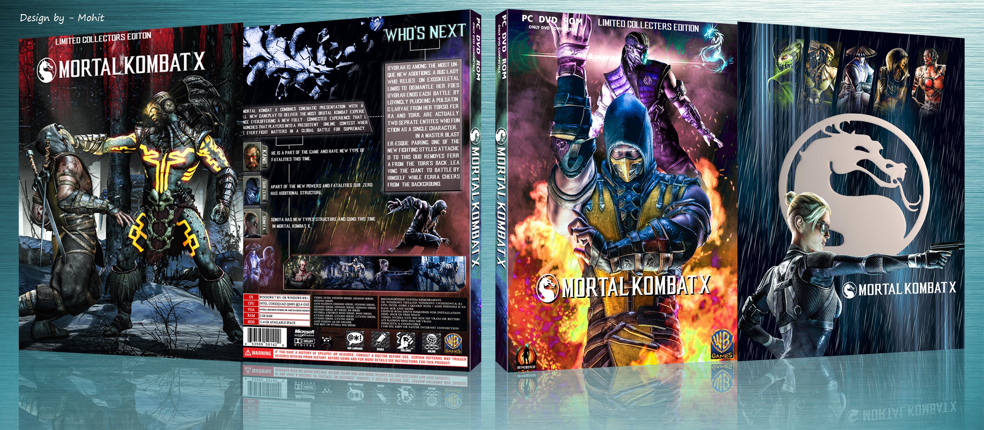 Mortal Kombat X : Limited collector's Edition box cover