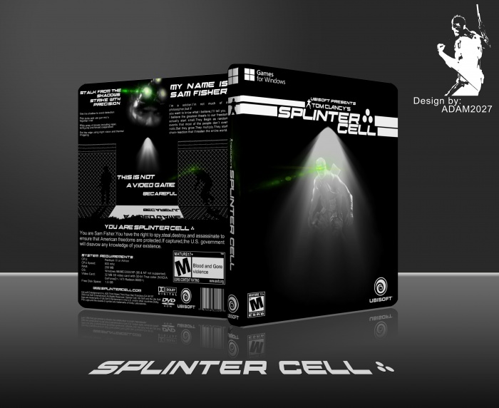 Tom Clancy's Splinter Cell box art cover