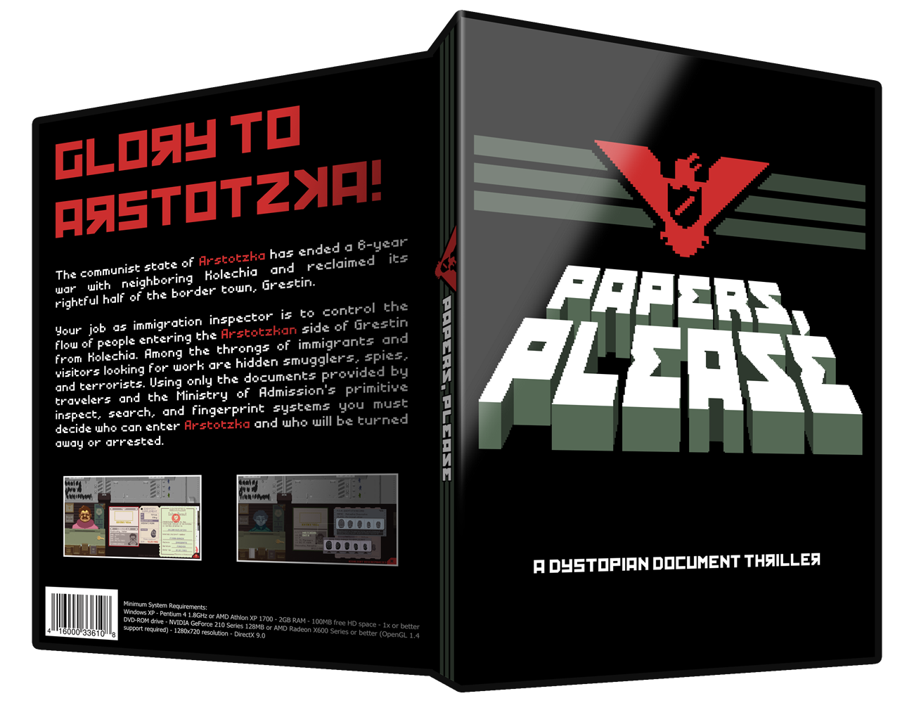 Papers, Please box cover