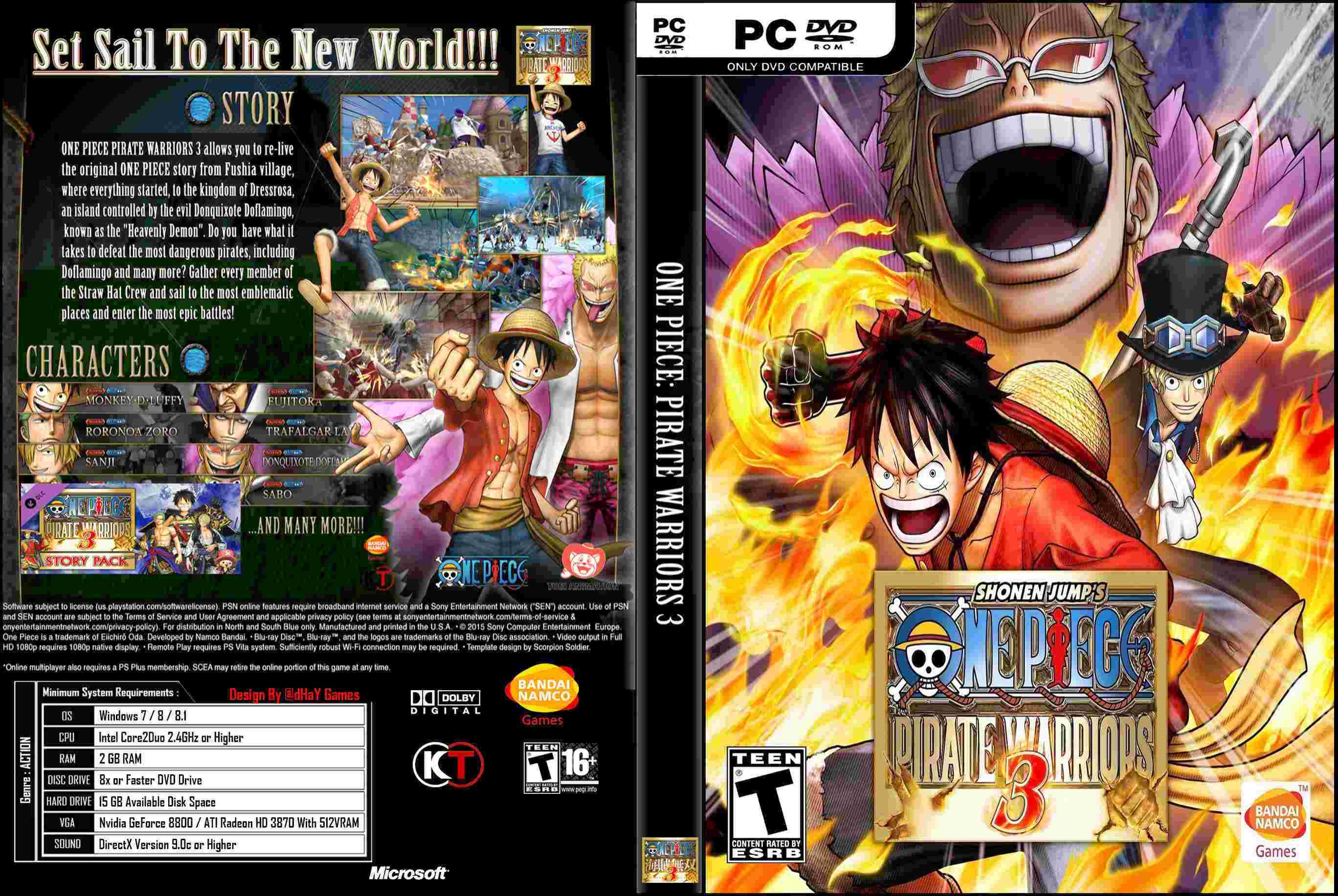 One Piece: Pirate Warriors 3 box cover