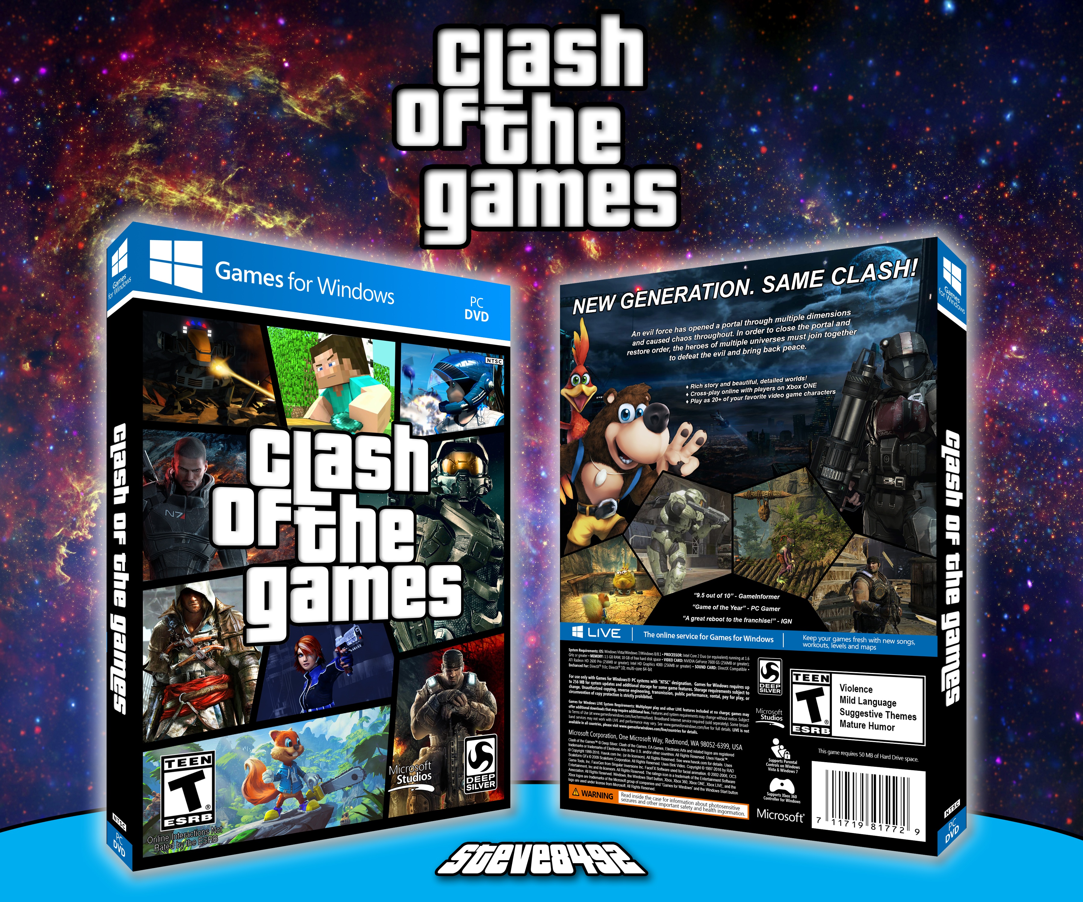Clash Of The Games box cover