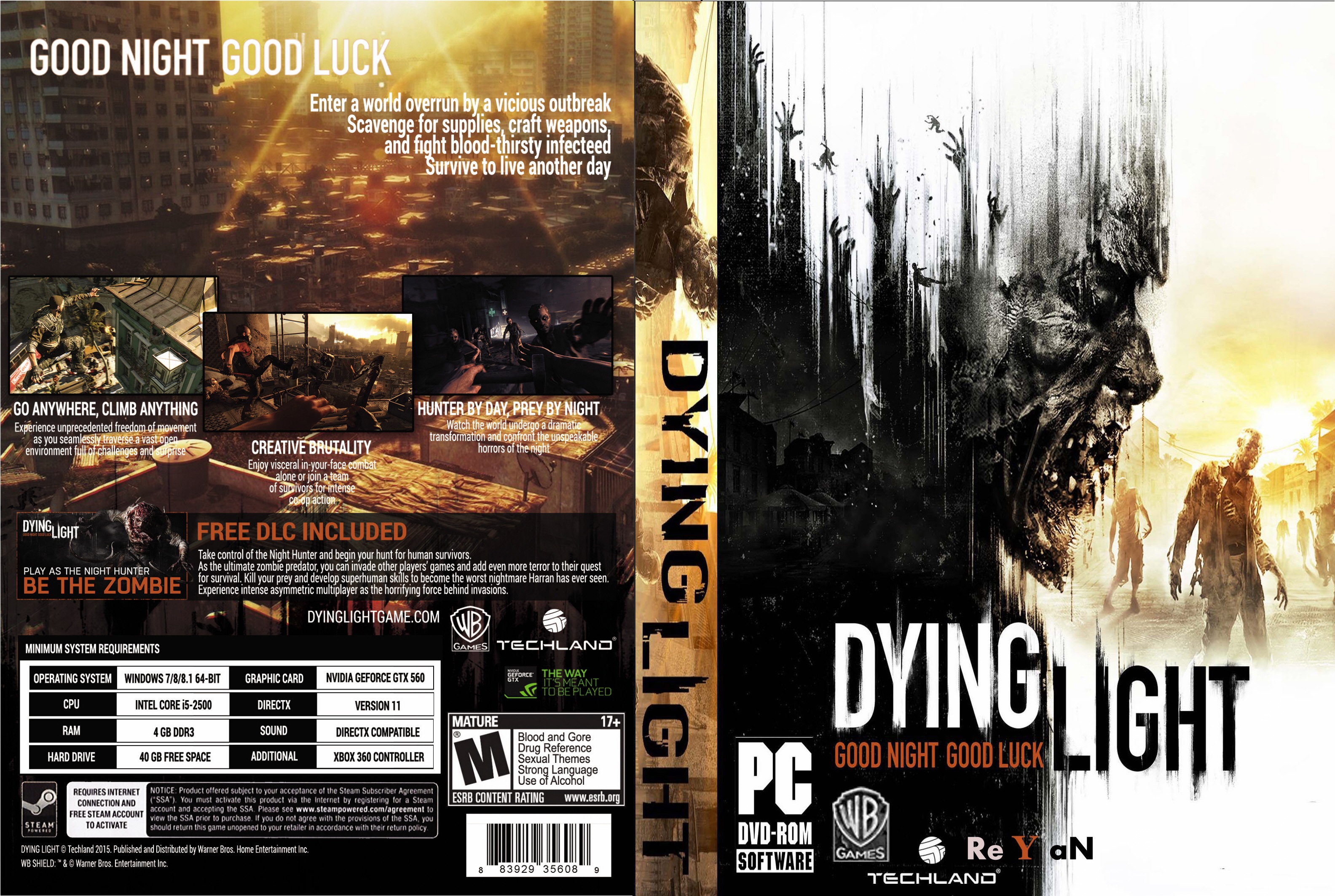 Dying Light box cover