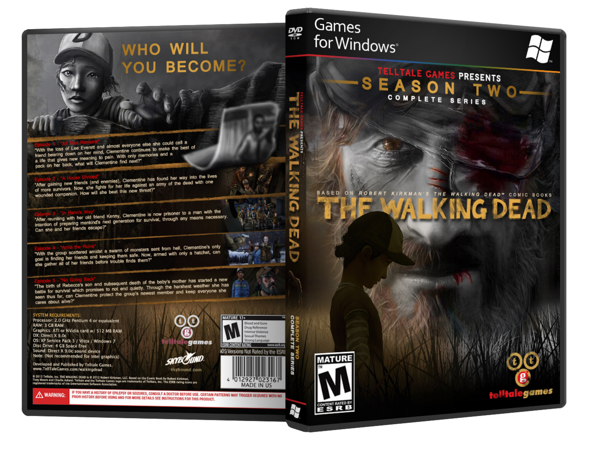 The Walking Dead: Season Two box cover