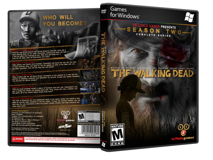 The Walking Dead: Season Two box art cover