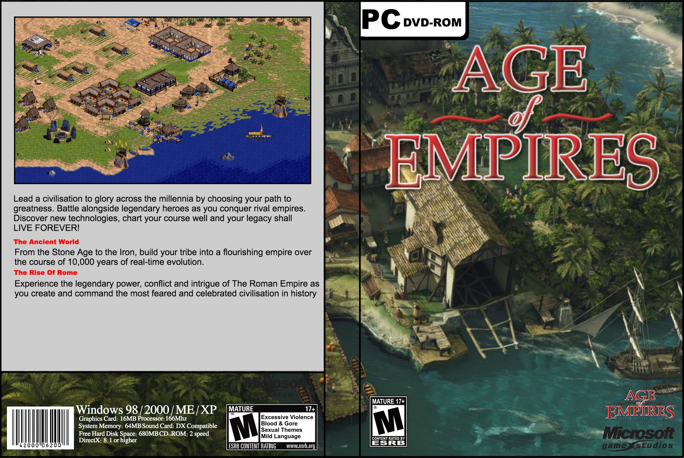 Age of Empires & Rise of Rome box cover