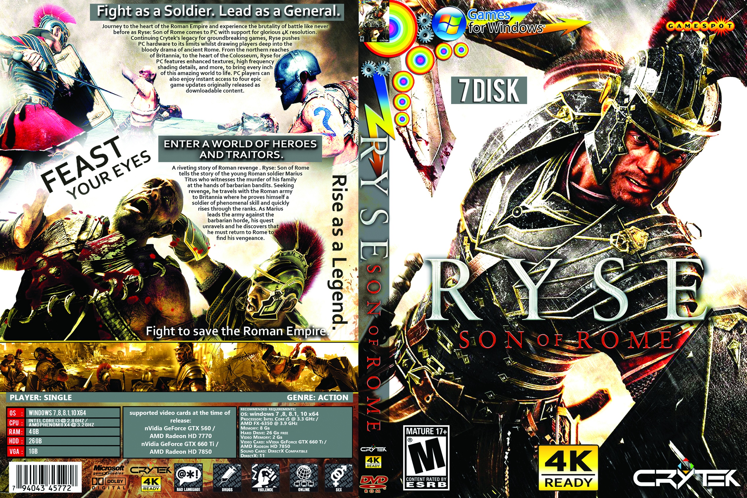 Ryse: Son of Rome box cover