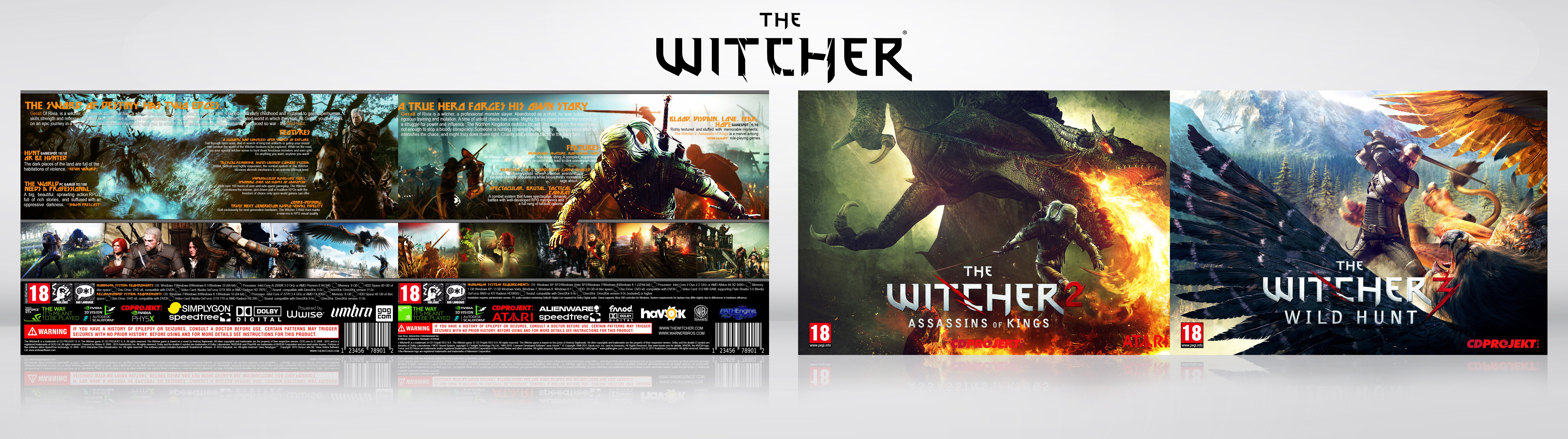 The Witcher Collection box cover