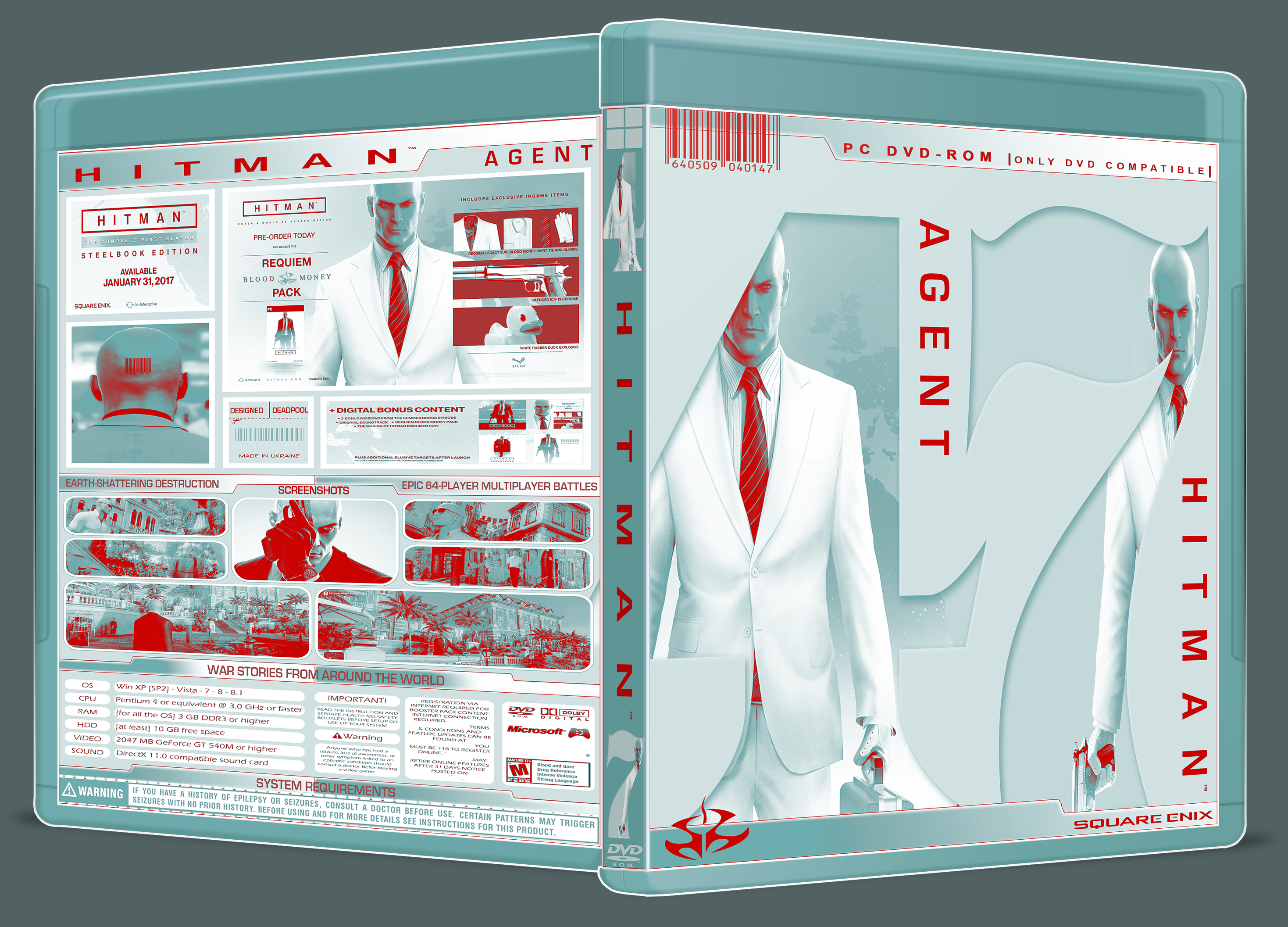 Hitman: The Complete First Season box cover