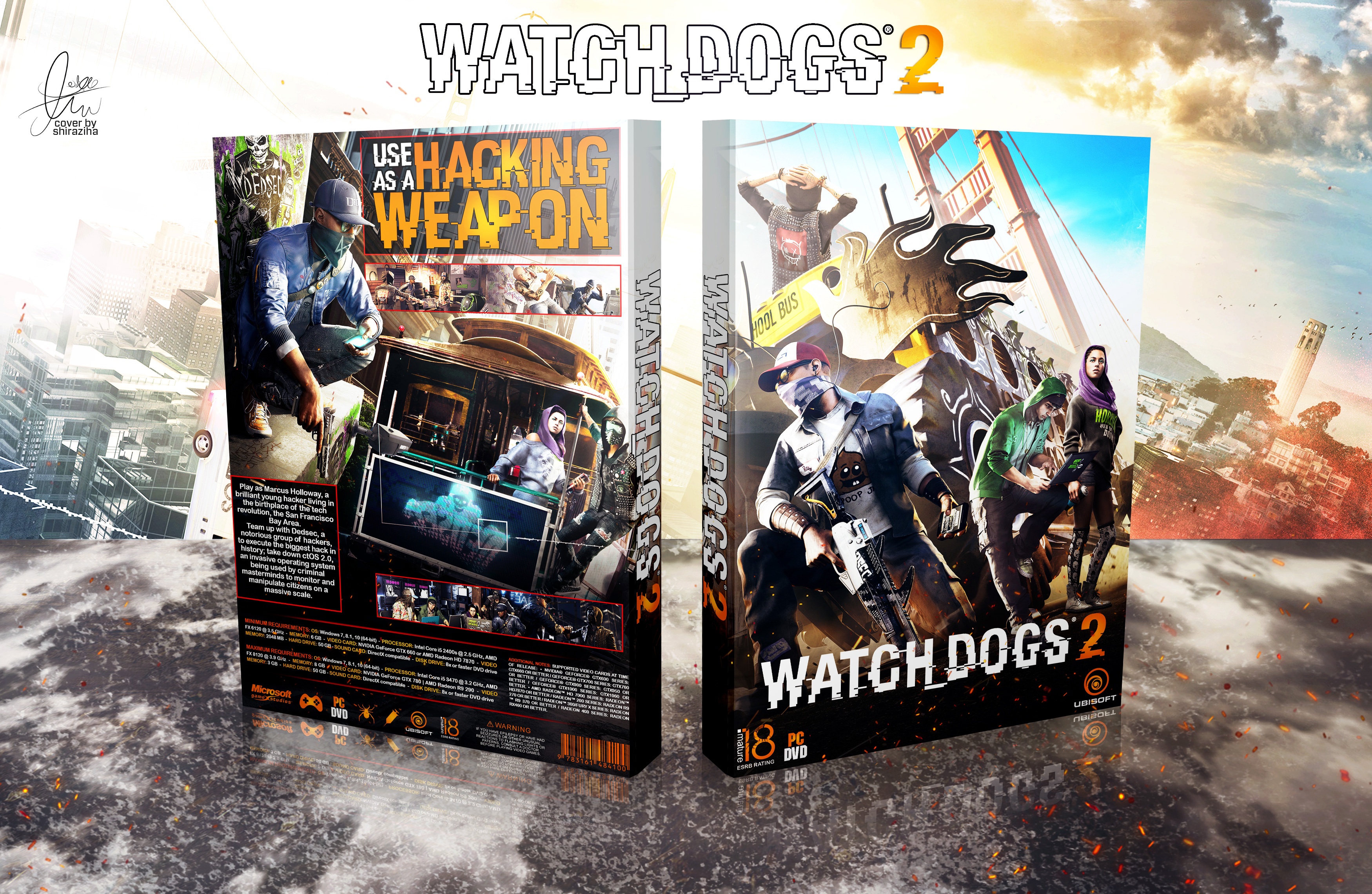 Watch Dogs 2 box cover