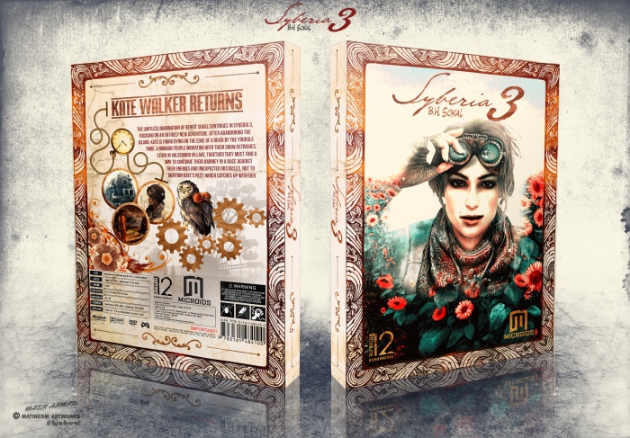 Syberia 3 box art cover