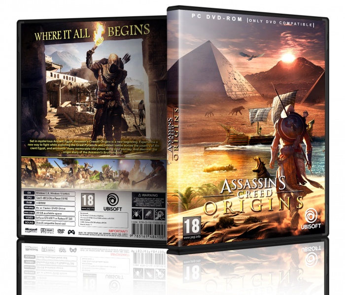 cover dvd assassins creed pc