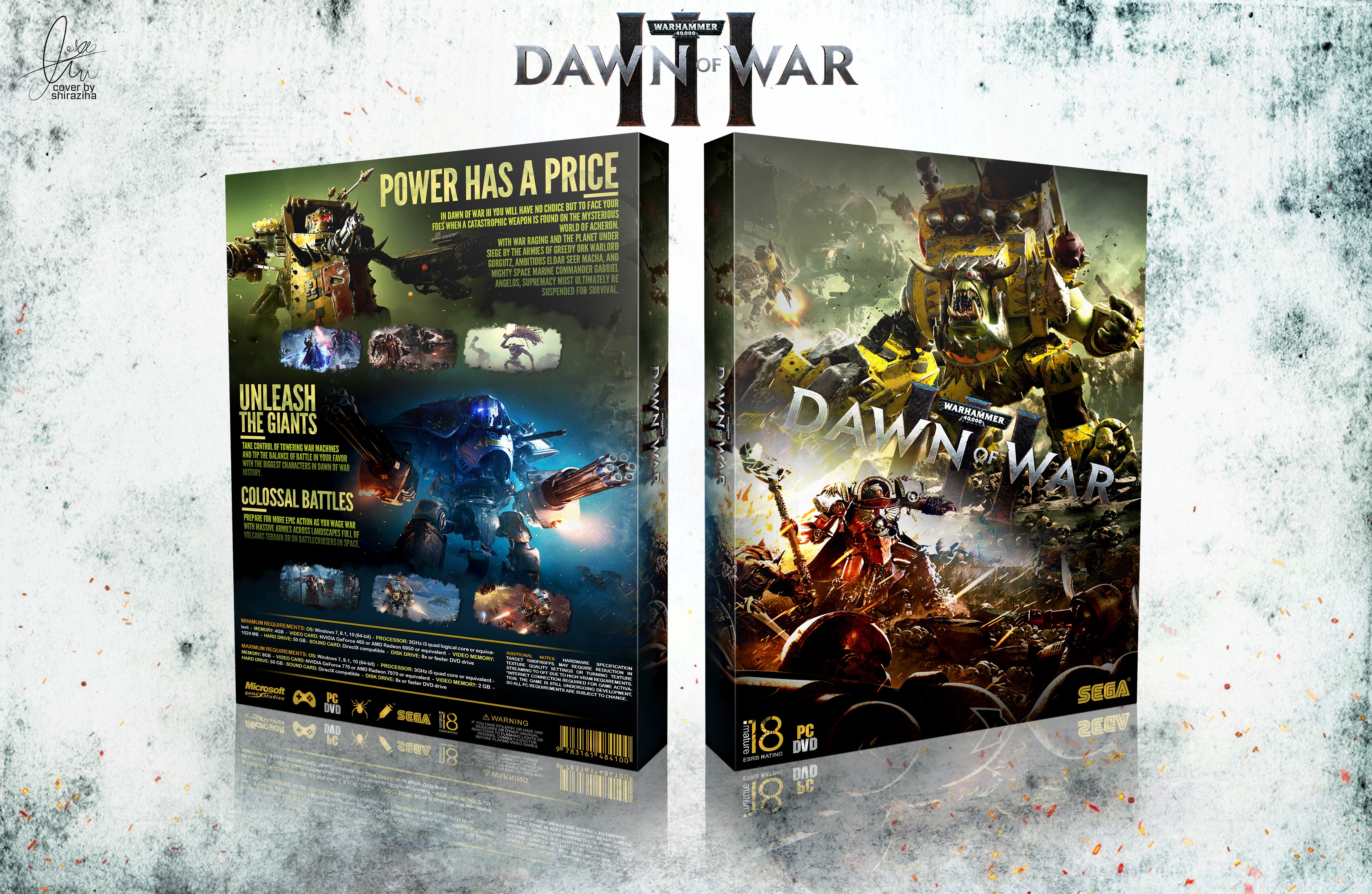 Warhammer 40000: Dawn of War 3 box cover