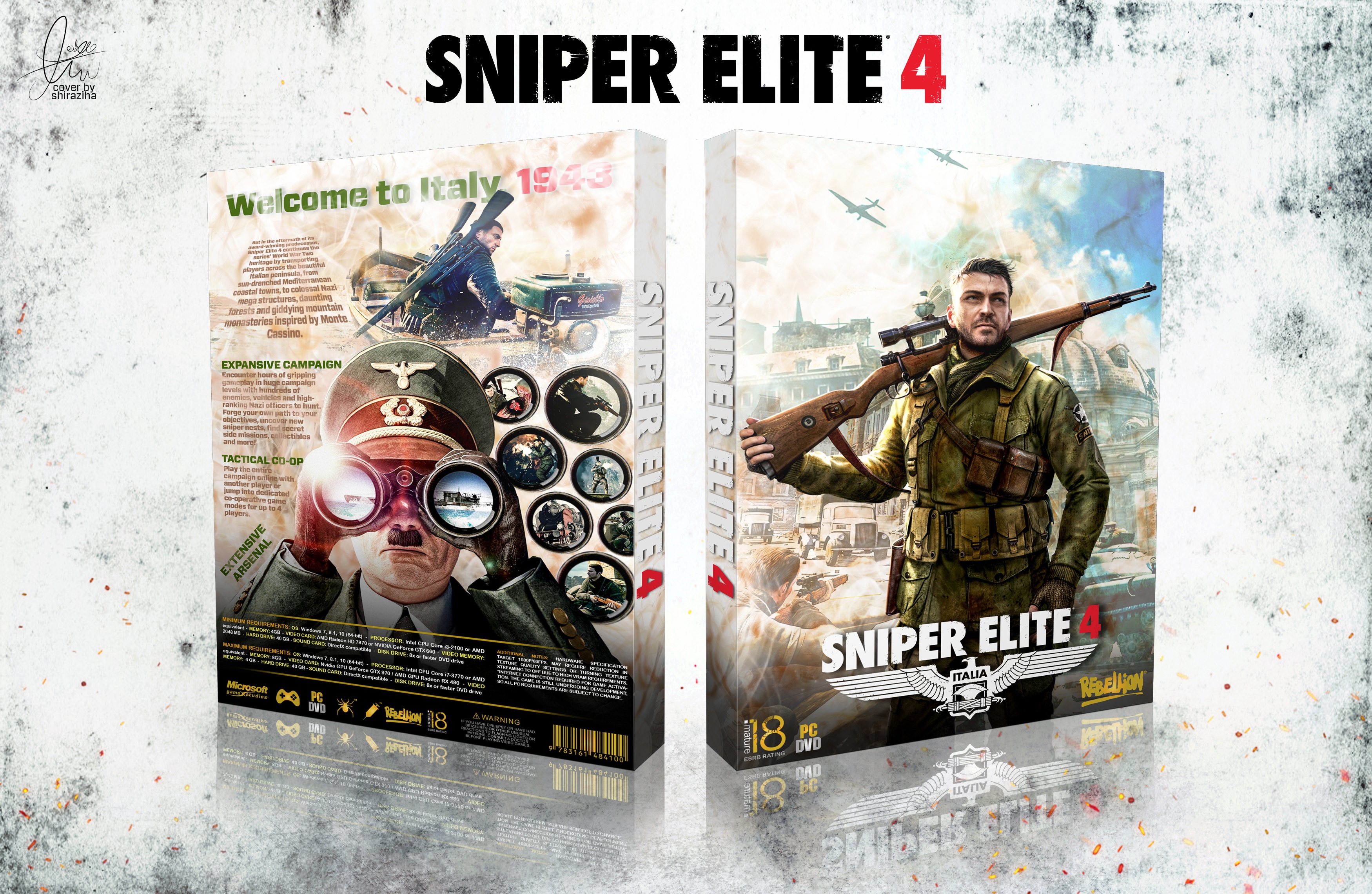 Sniper Elite 4 box cover