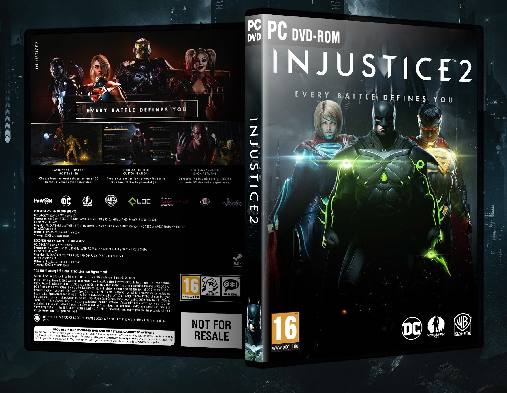 Injustice 2 box cover