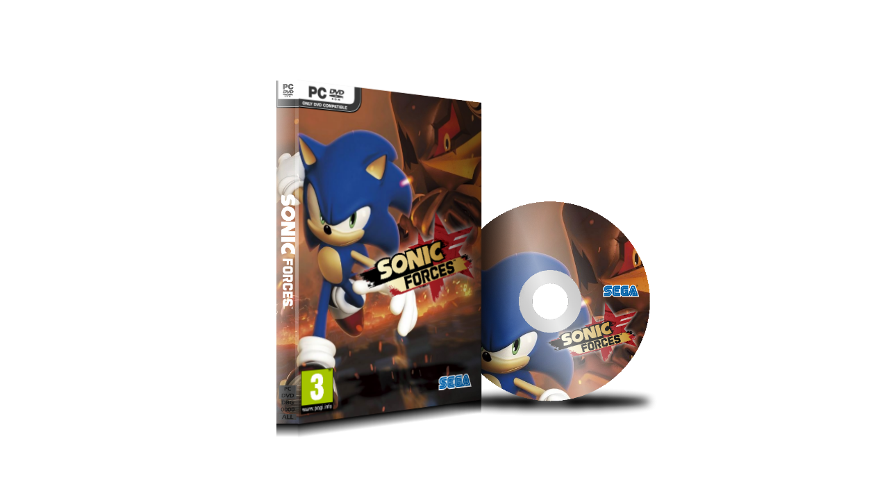 Sonic Forces box cover