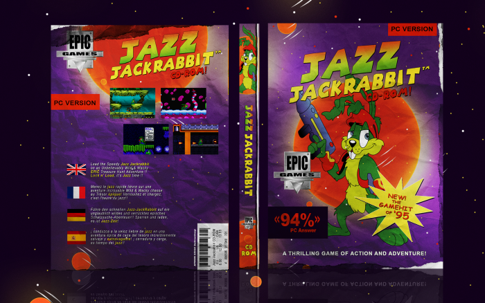 Jazz Jackrabbit box art cover