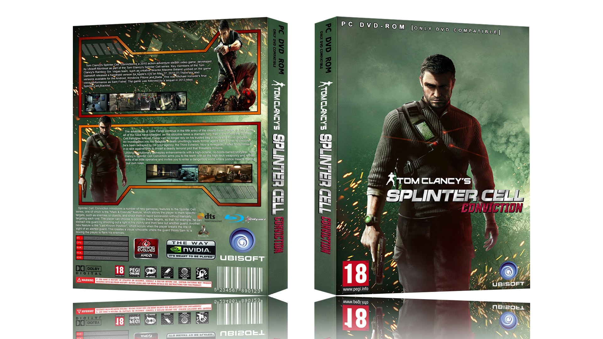 Splinter Cell: Conviction box cover