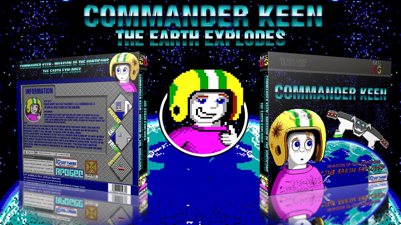 Commander Keen : The Earth Explodes box cover