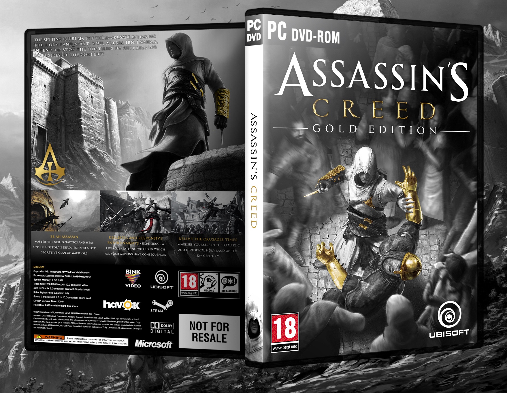 Assassin's Creed Gold Edition box cover