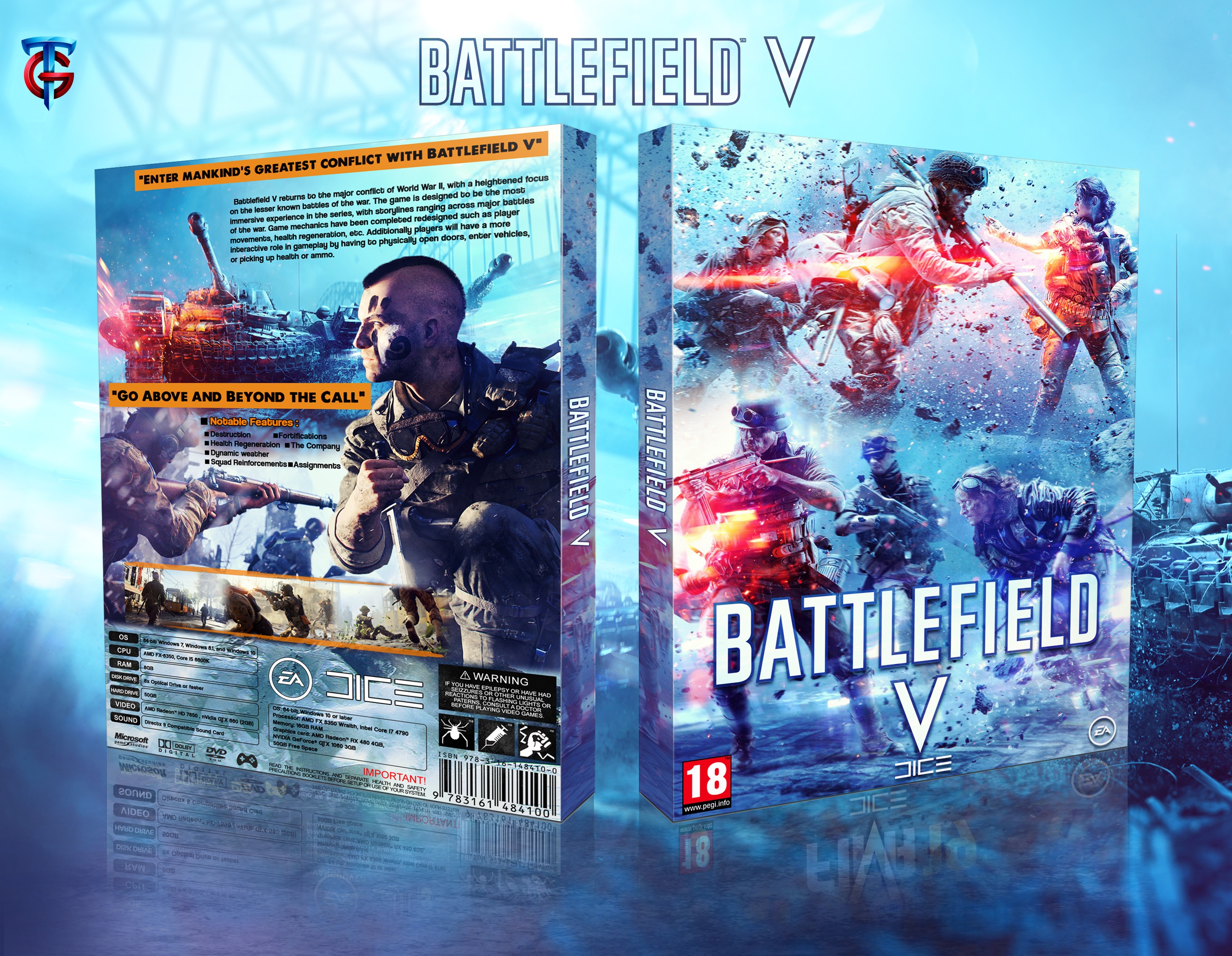Battlefield V box cover